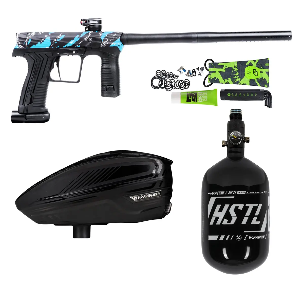 Hk Etha3 Package "Fracture Turquoise" With Tfx3 Loader And Hstl® 68Ci/4500 Tank 1