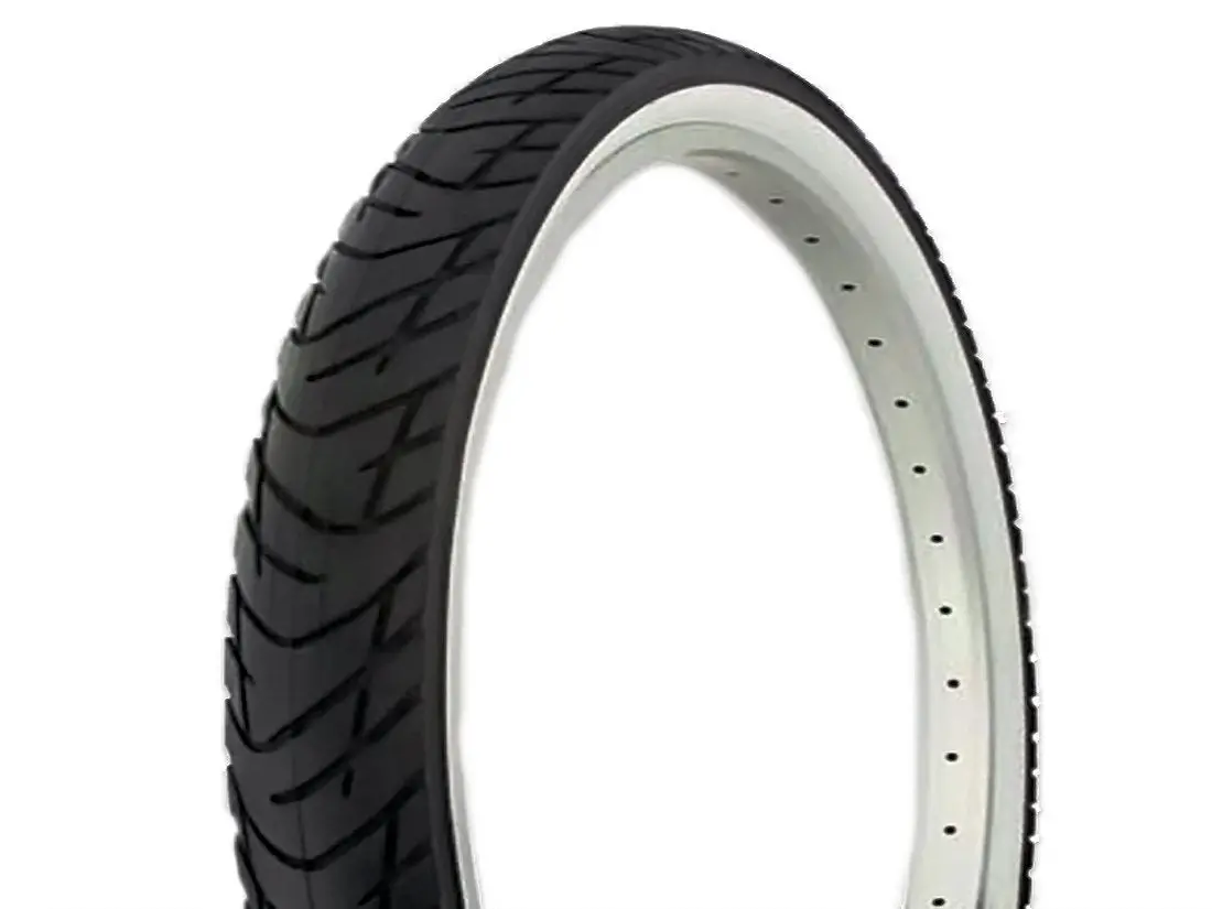 Duro Beach Bum Fat Tire Cruiser Tire (26" X 3")- White Wall 1