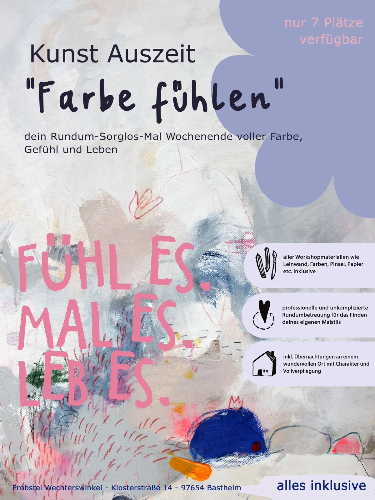 Mal-Wochenende "Farbe Fühlen" | All Inclusive 1