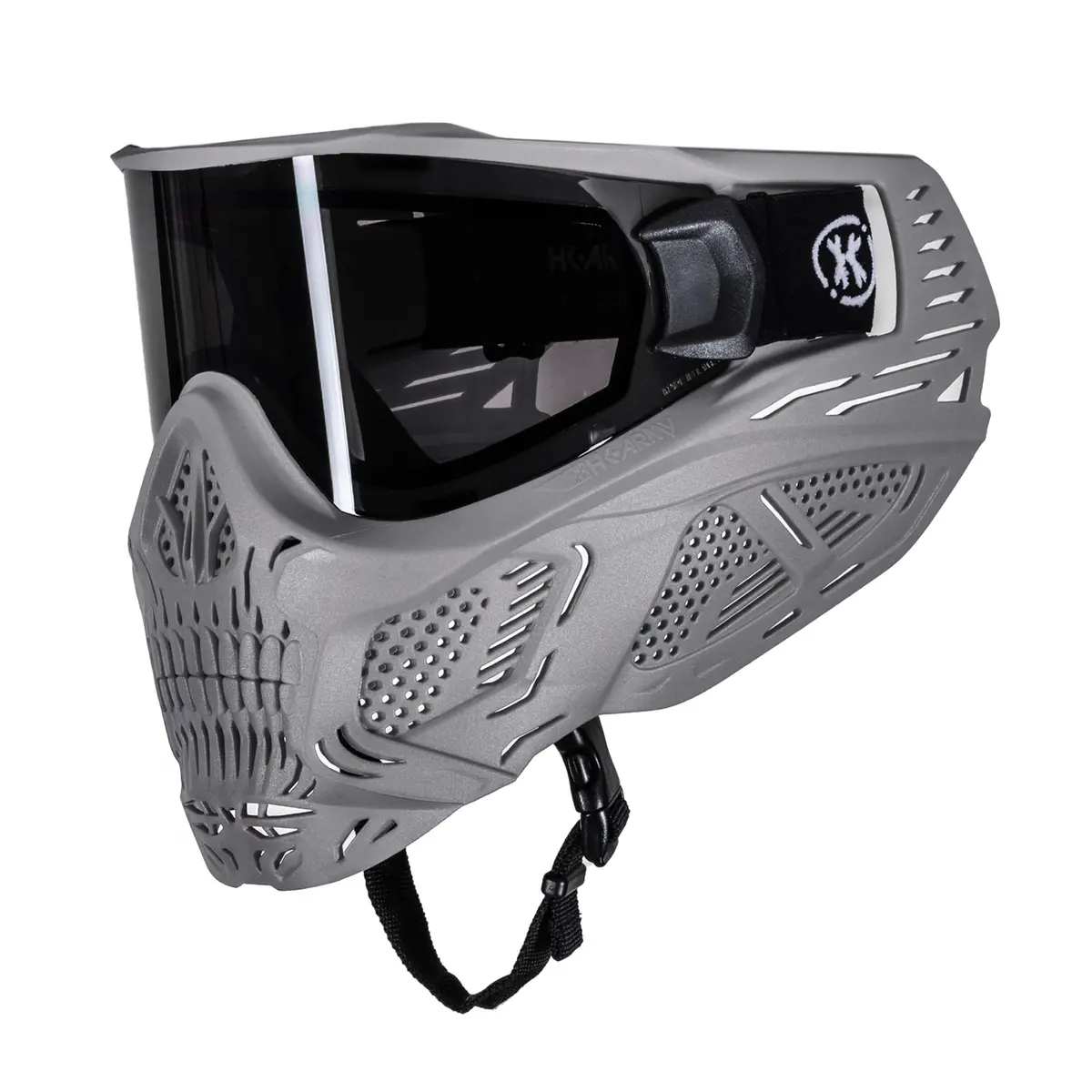 Hstl® Skull Goggle "Tombstone" - Grey W/ Smoke Lens 1