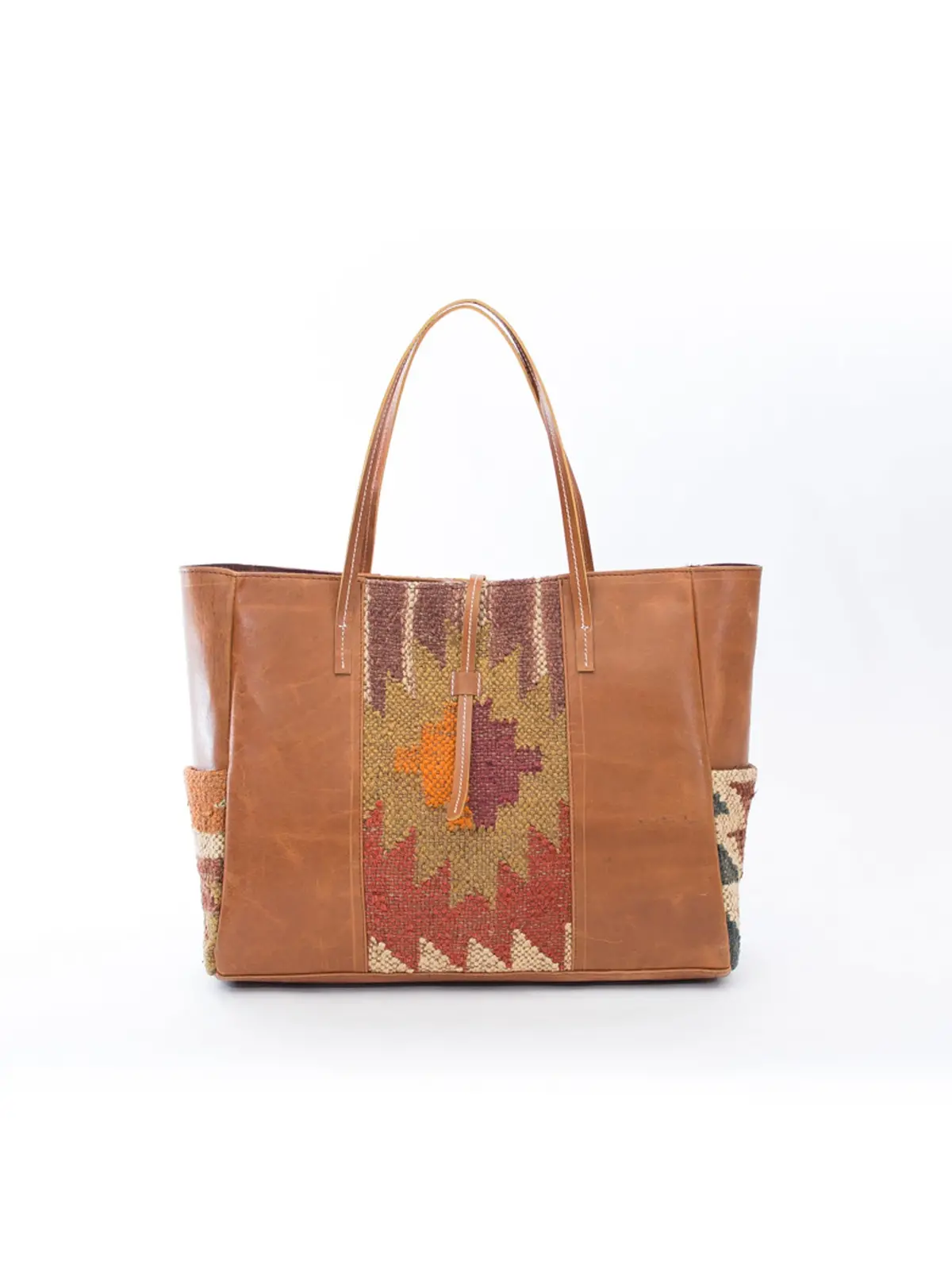 Trevor - Kilim & Leather Hand Bag 1
