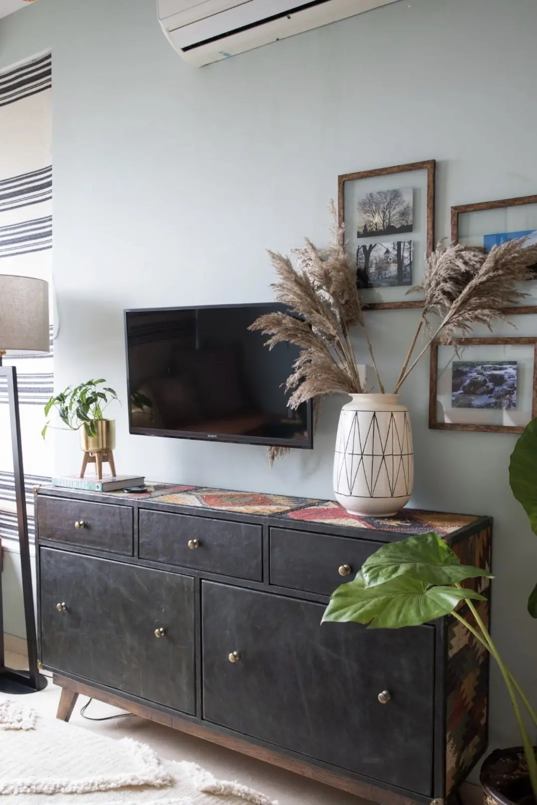 Twino Chest Of Drawers - Kilim And Leather 1