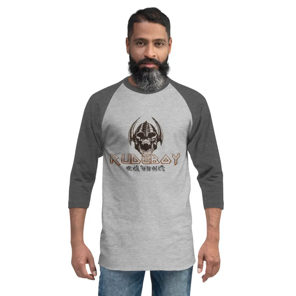 Mo Metal 3/4 Sleeve Raglan Shirt 2