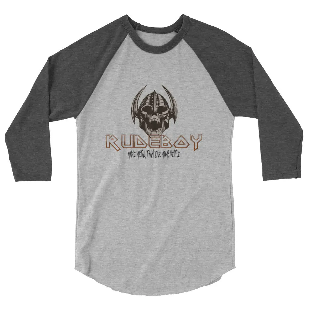 Mo Metal 3/4 Sleeve Raglan Shirt 3