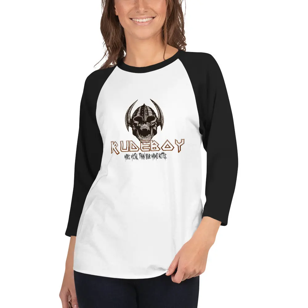Mo Metal 3/4 Sleeve Raglan Shirt 5