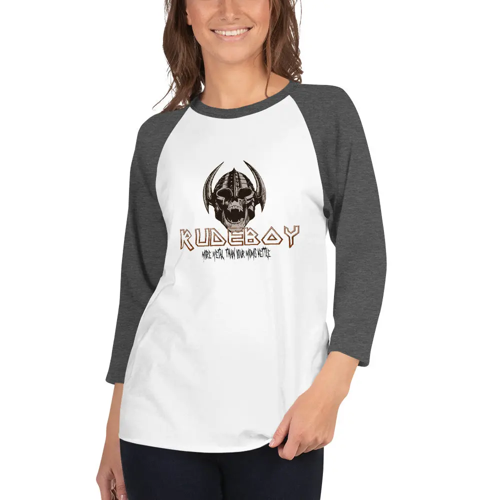 Mo Metal 3/4 Sleeve Raglan Shirt 2