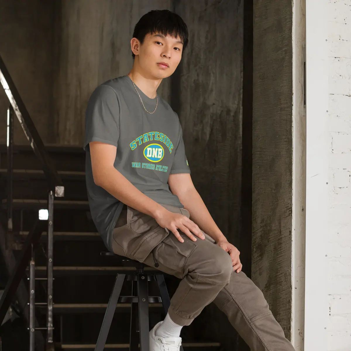 Stateside Dnb Collegiate Short-Sleeve Unisex T-Shirt 34