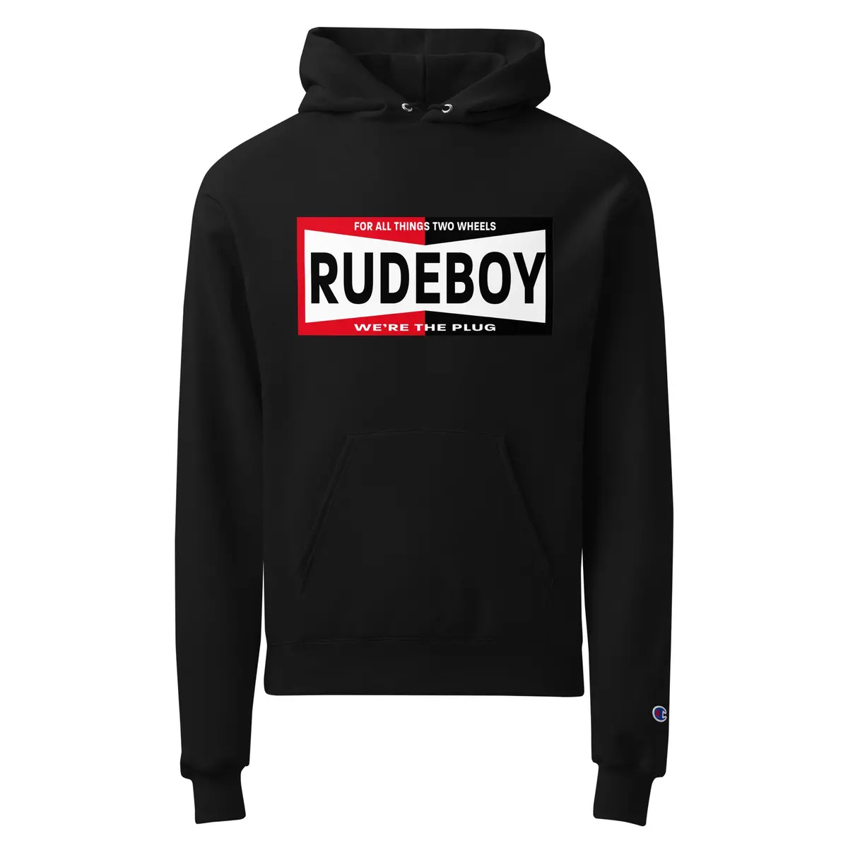 We're The Plug  Champion Hoodie 1