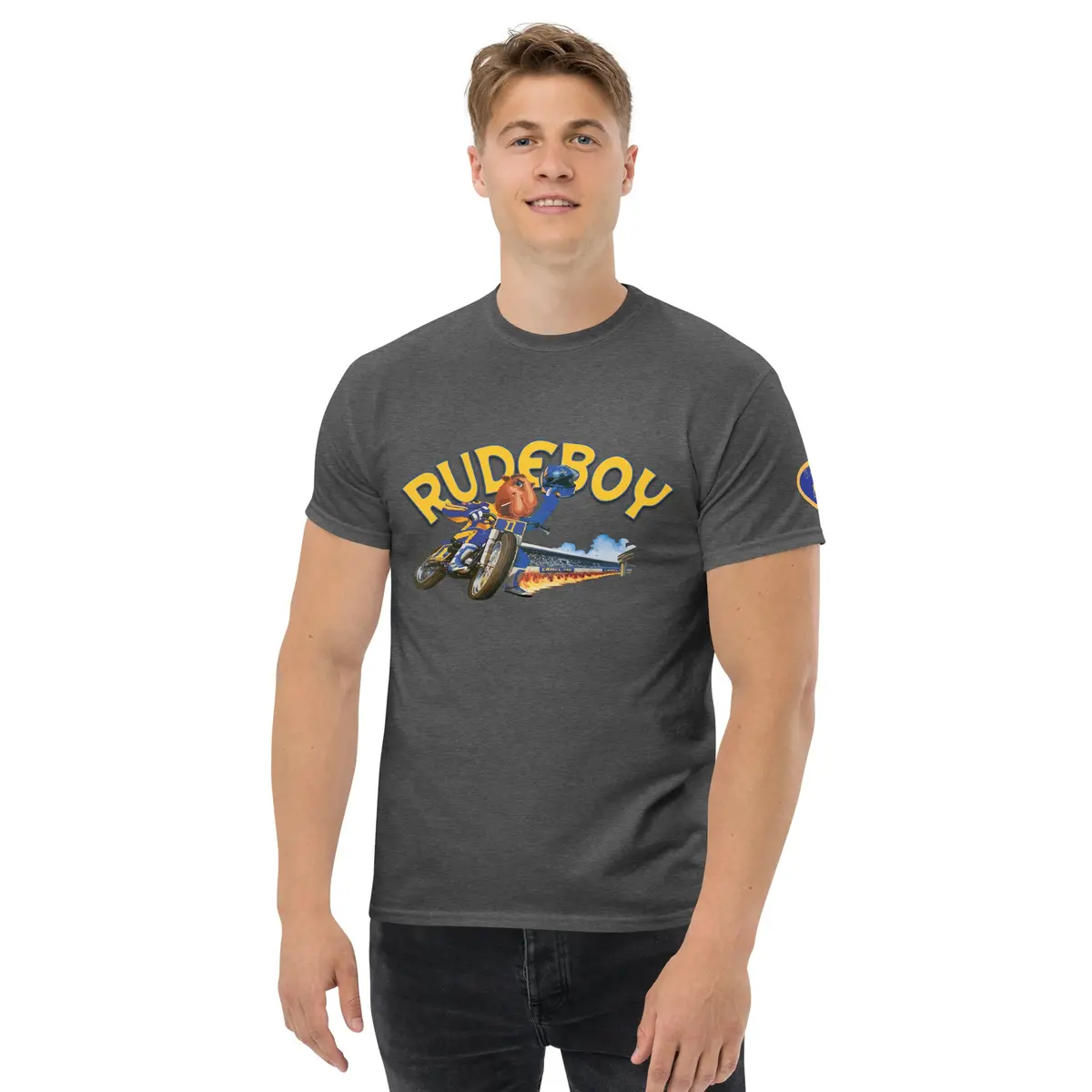 Smokin Jose Flat Track 100% Cotton Classic Tee 1