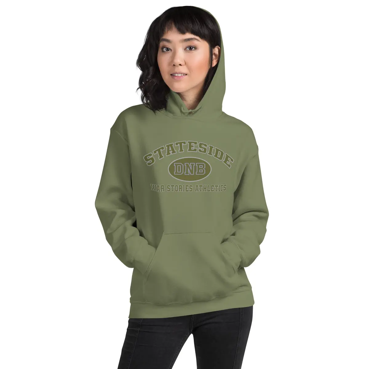 Stateside Dnb Collegiate Hoodie Fatigue Unisex Hoodie 23