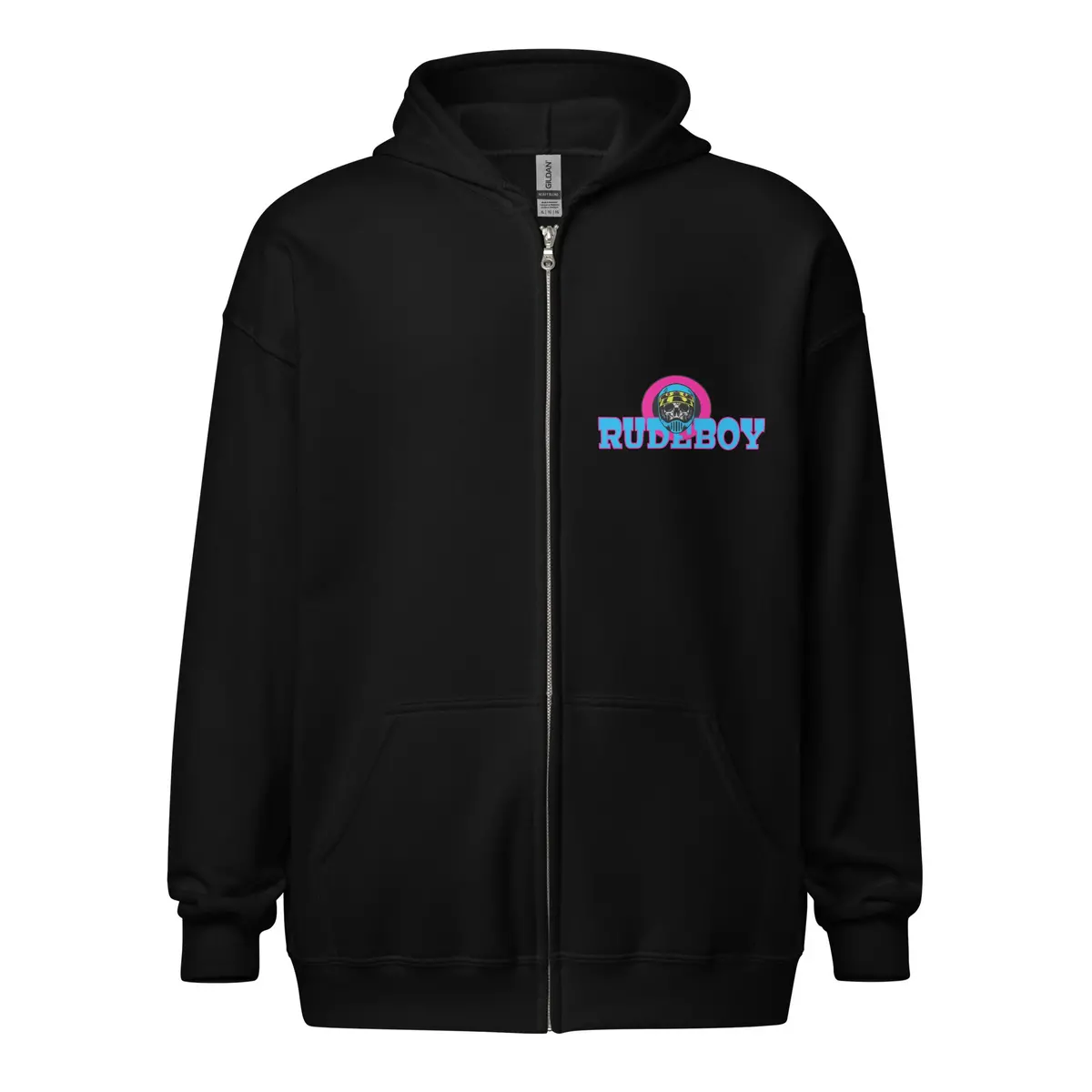 Maim Gang Circle Skull Unisex Heavy Blend Zip Hoodie 16