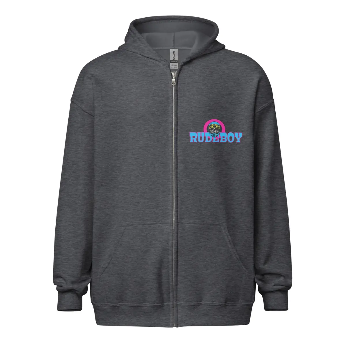 Maim Gang Circle Skull Unisex Heavy Blend Zip Hoodie 19