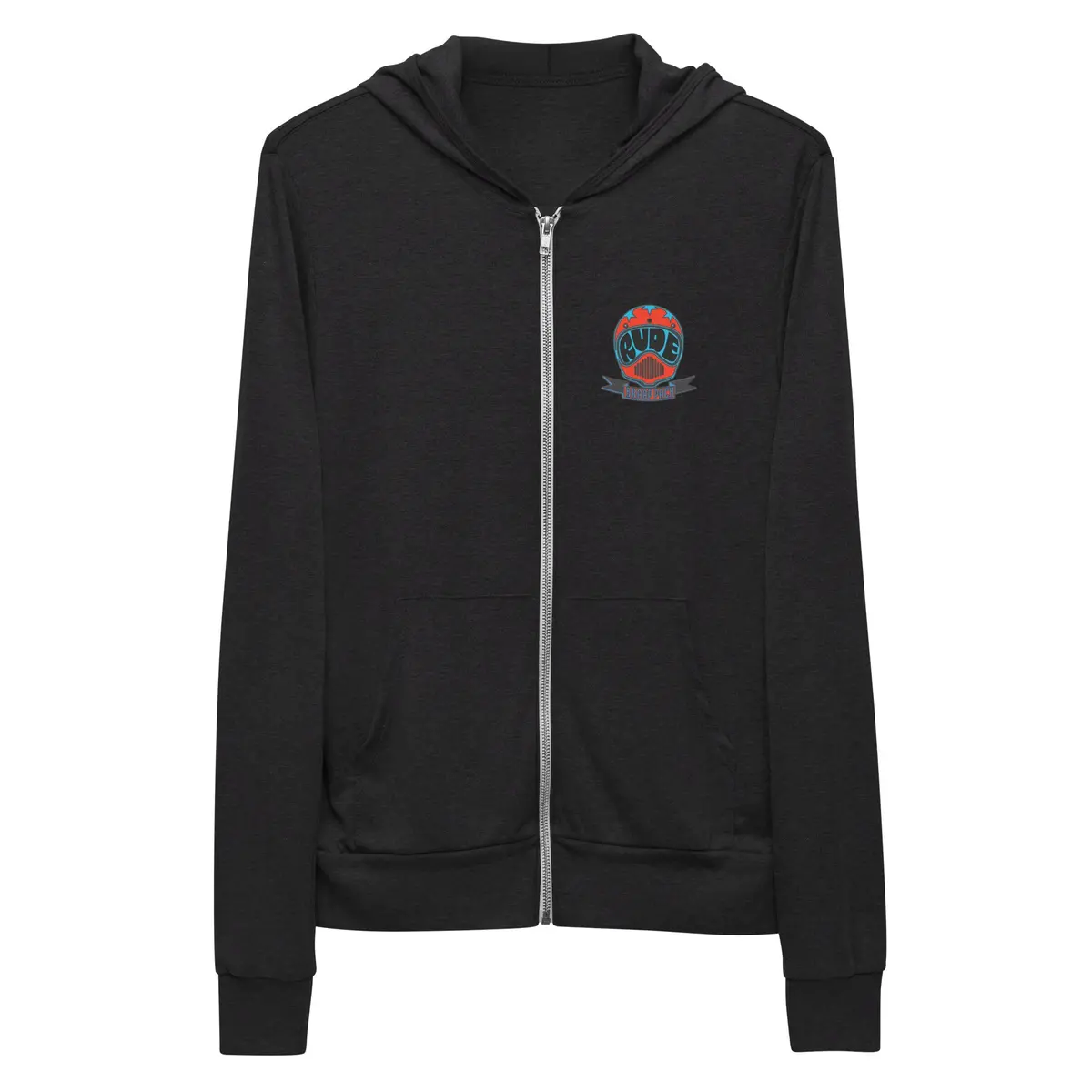Retro Helmet Lightweight Zip Hoodie 4