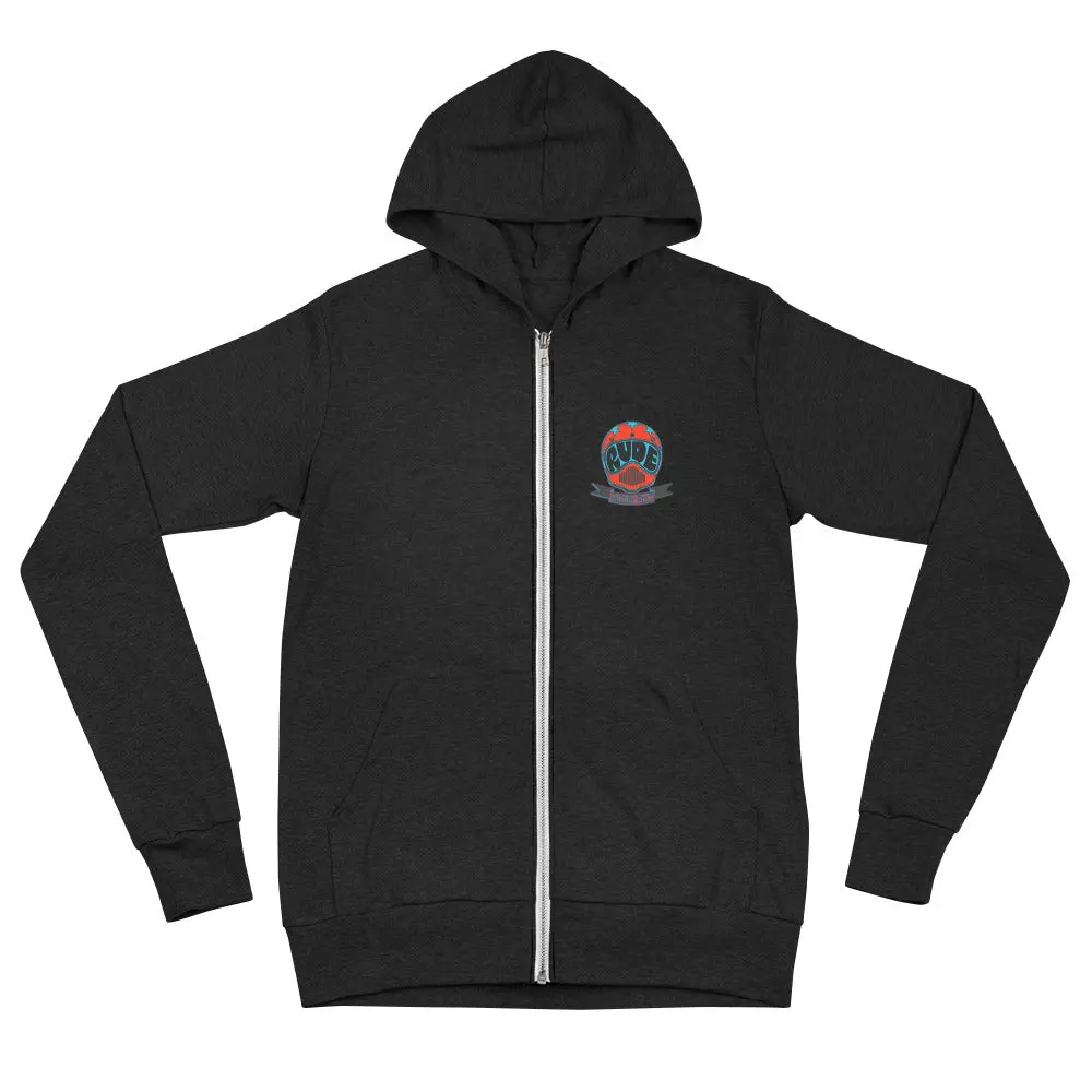 Retro Helmet Lightweight Zip Hoodie 7