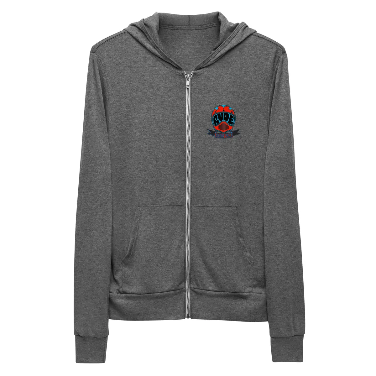 Retro Helmet Lightweight Zip Hoodie 10