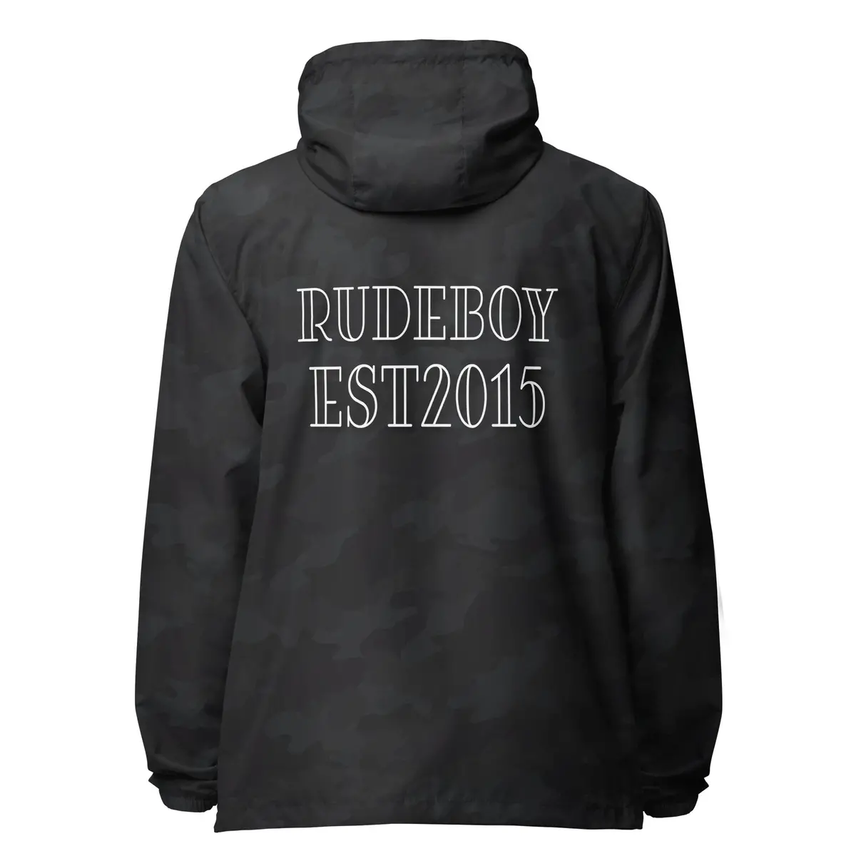 Est 2015 Unisex Lightweight Zip Up Windbreaker 7