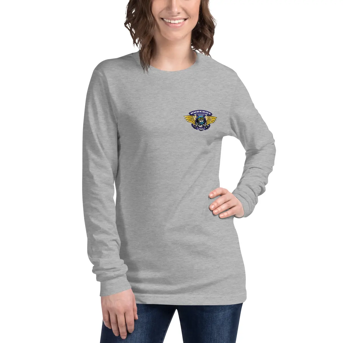 Rude Brigade Long-Sleeve Unisex Tee - Image 7