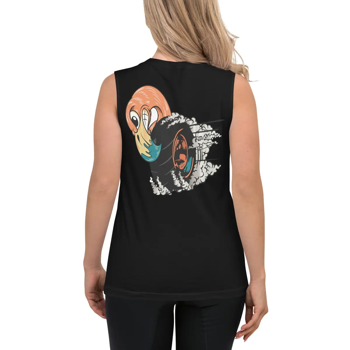 Fast Af Flamingo Muscle Shirt 4