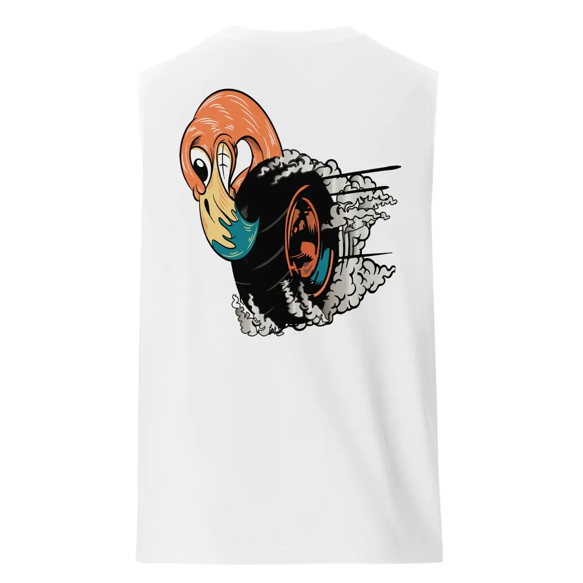 Fast Af Flamingo Muscle Shirt 7