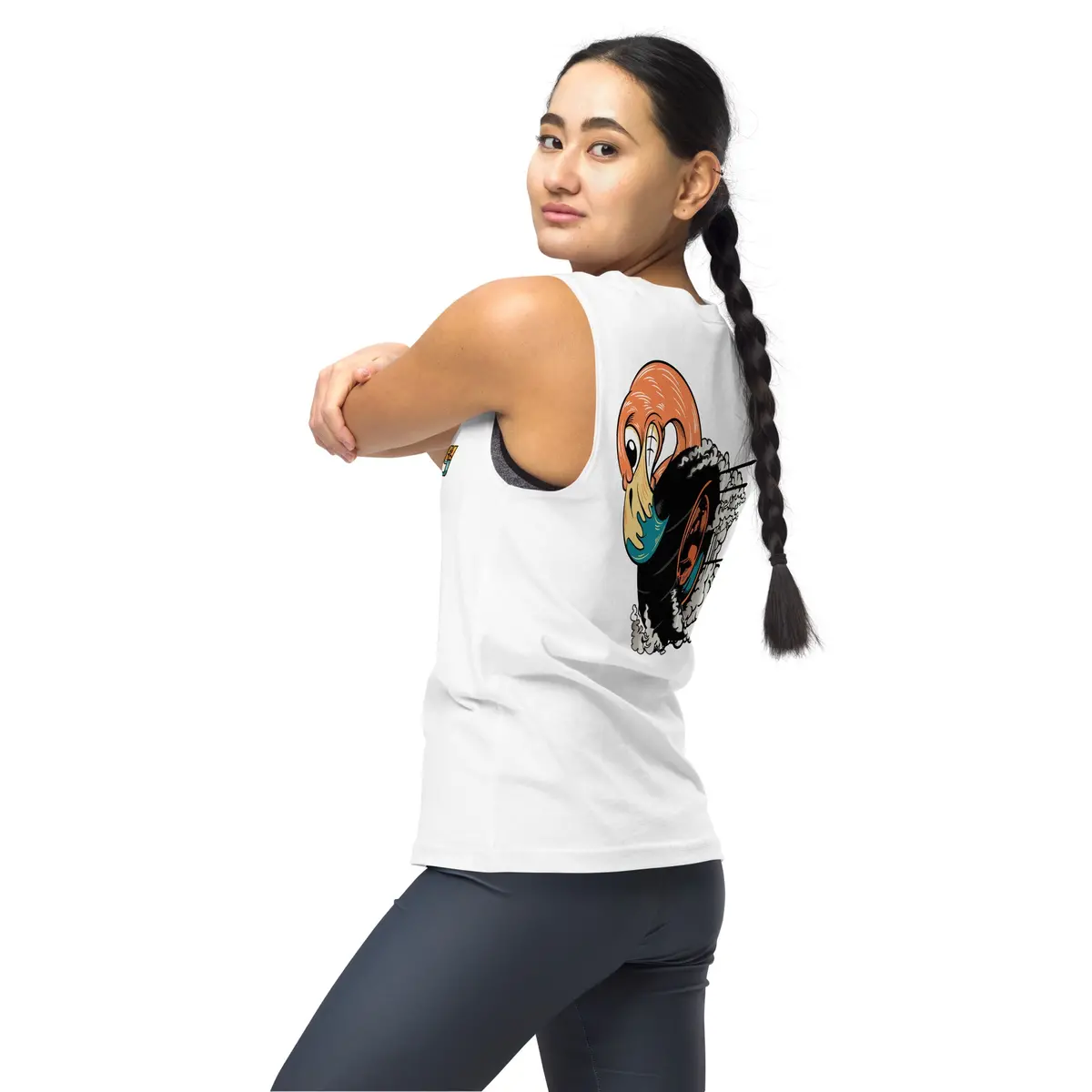Fast Af Flamingo Muscle Shirt 9