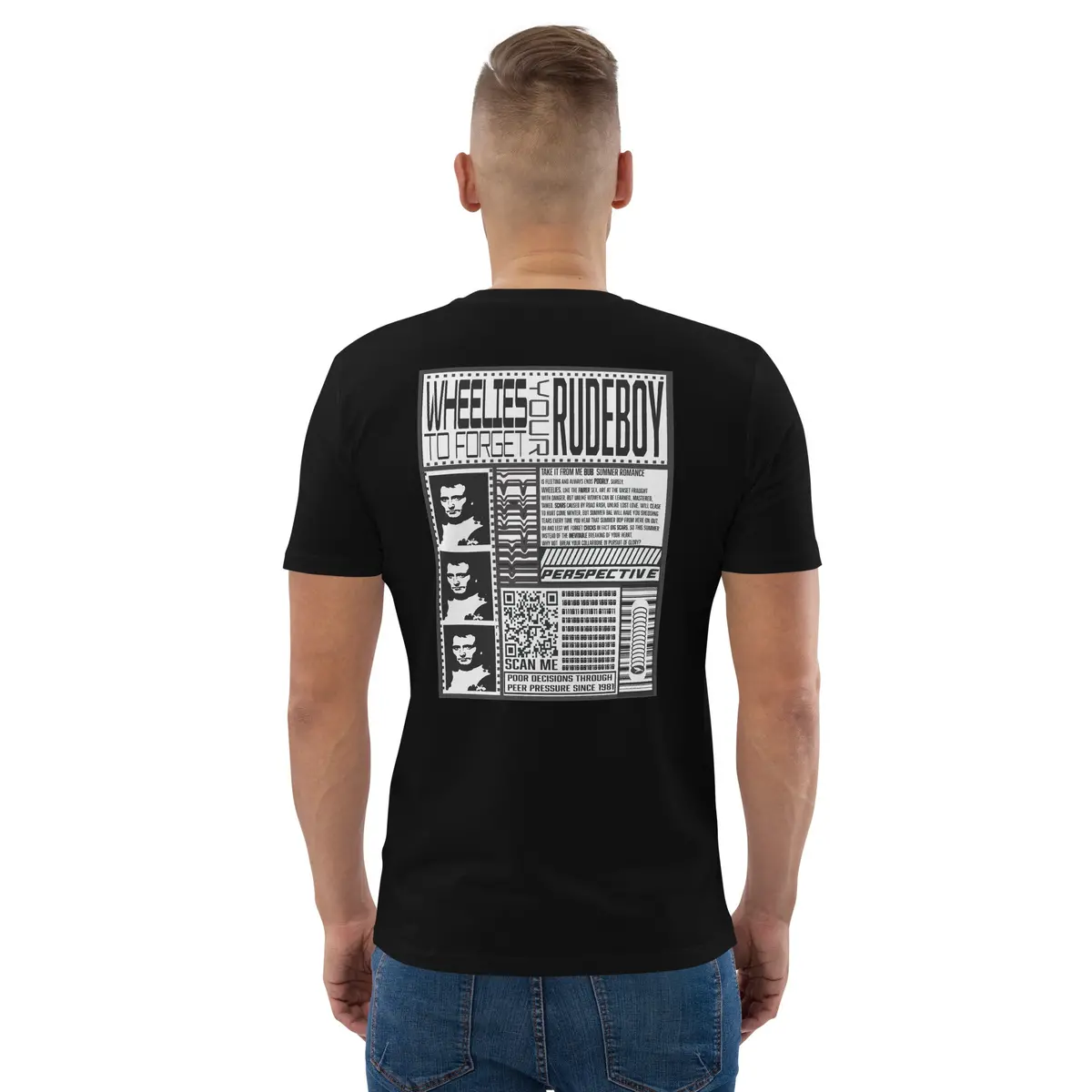 Wheelies To Forget Your Feelies 23' Unisex Organic Cotton T-Shirt 19