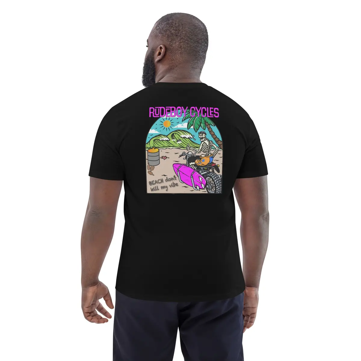 Beach Don't Kill My Vibe Unisex Organic Cotton T-Shirt 1