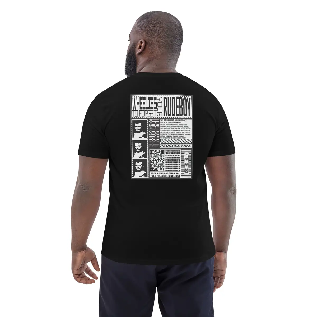 Wheelies To Forget Your Feelies 23' Unisex Organic Cotton T-Shirt 6