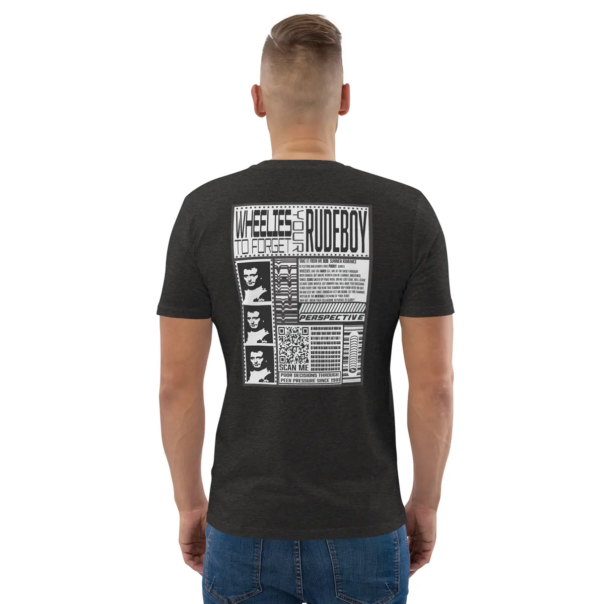 Wheelies To Forget Your Feelies 23' Unisex Organic Cotton T-Shirt 23