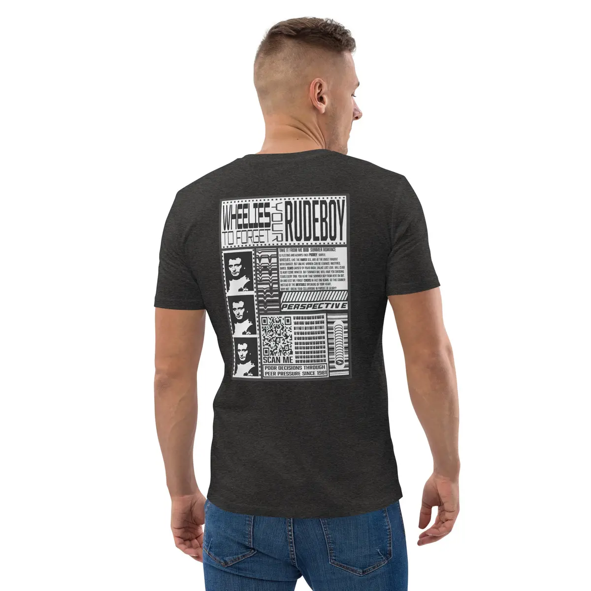 Wheelies To Forget Your Feelies 23' Unisex Organic Cotton T-Shirt 24