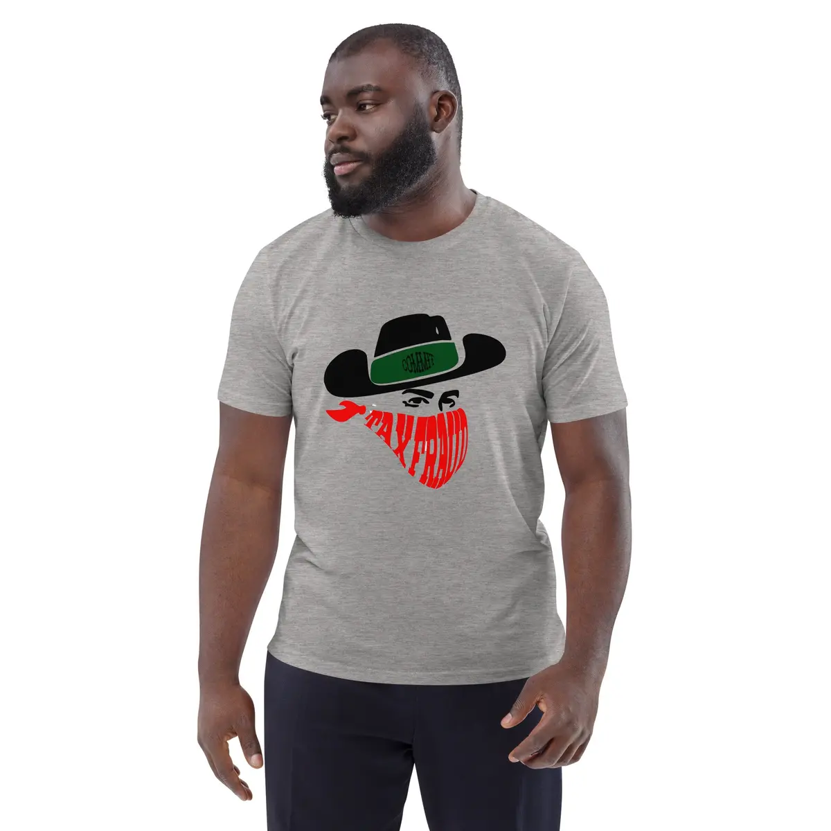 Tax Fraud Unisex Organic Cotton T-Shirt 1