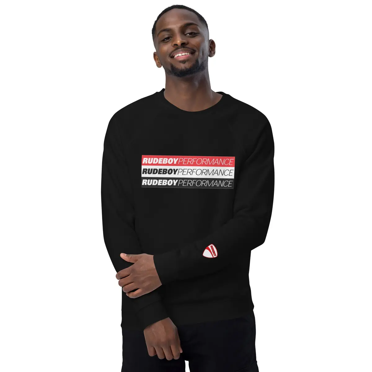 Rudeboy Perfomance Unisex Organic Raglan Sweatshirt 4