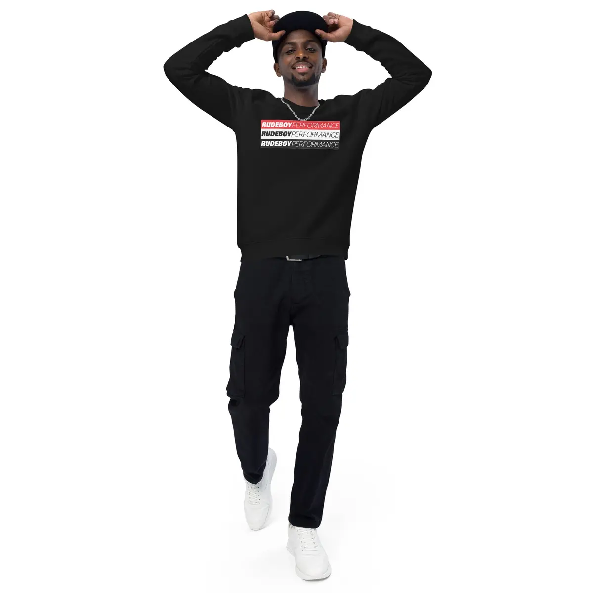 Rudeboy Perfomance Unisex Organic Raglan Sweatshirt 3