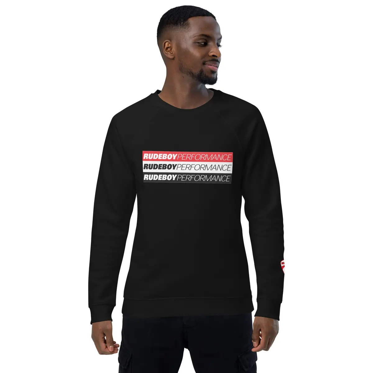 Rudeboy Perfomance Unisex Organic Raglan Sweatshirt 6