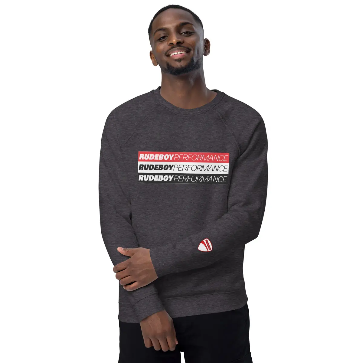 Rudeboy Perfomance Unisex Organic Raglan Sweatshirt 10