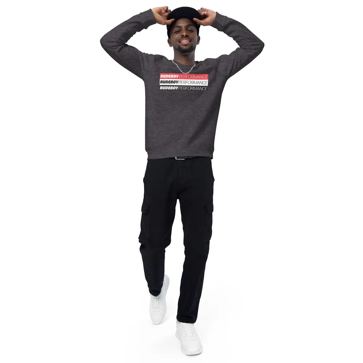 Rudeboy Perfomance Unisex Organic Raglan Sweatshirt 11
