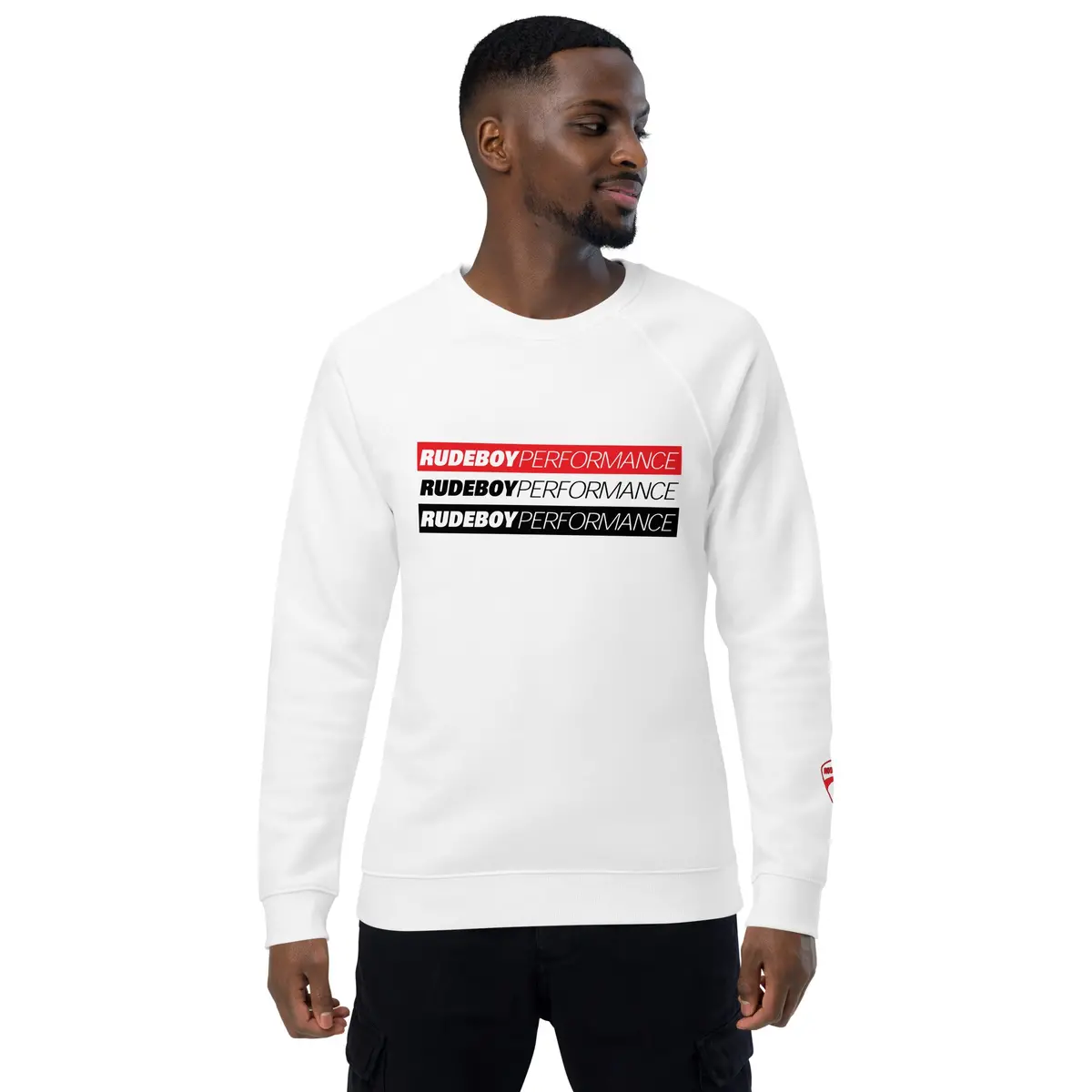 Rudeboy Perfomance Unisex Organic Raglan Sweatshirt 14