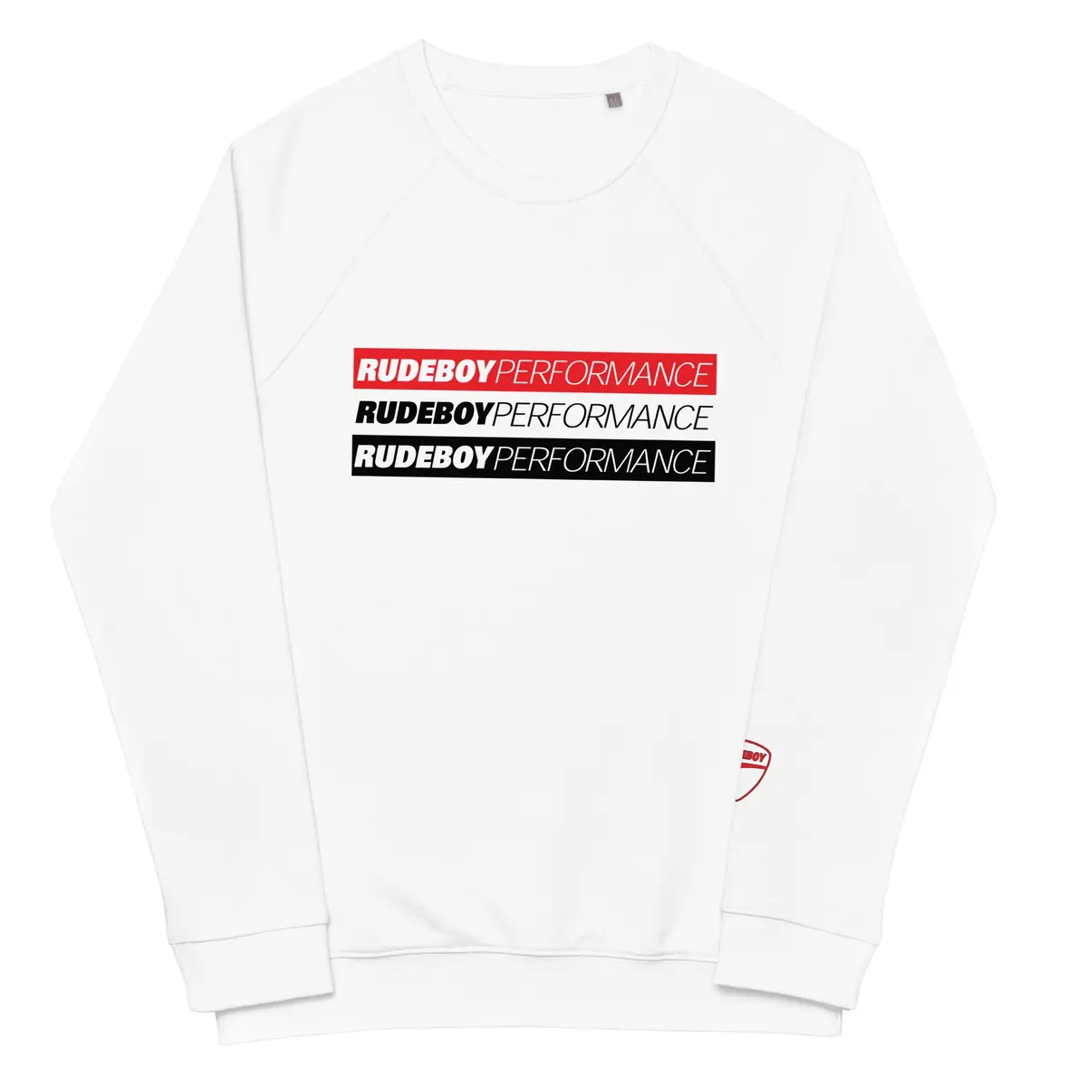 Rudeboy Perfomance Unisex Organic Raglan Sweatshirt 15