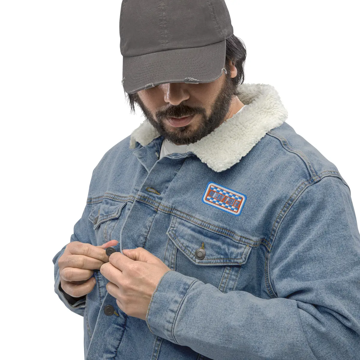 Rbc Speed Co Unisex Denim Sherpa Jacket 1