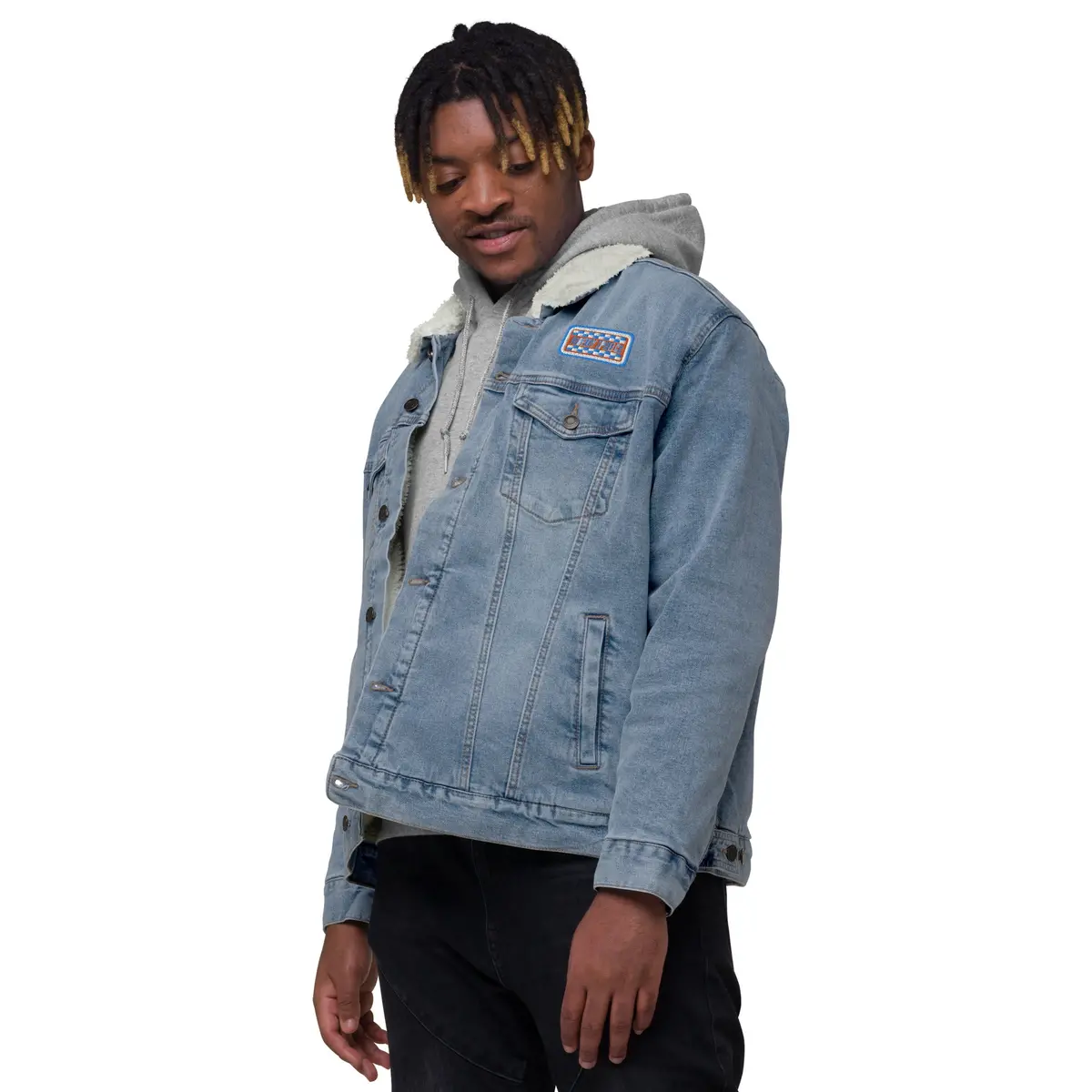 Rbc Speed Co Unisex Denim Sherpa Jacket 6