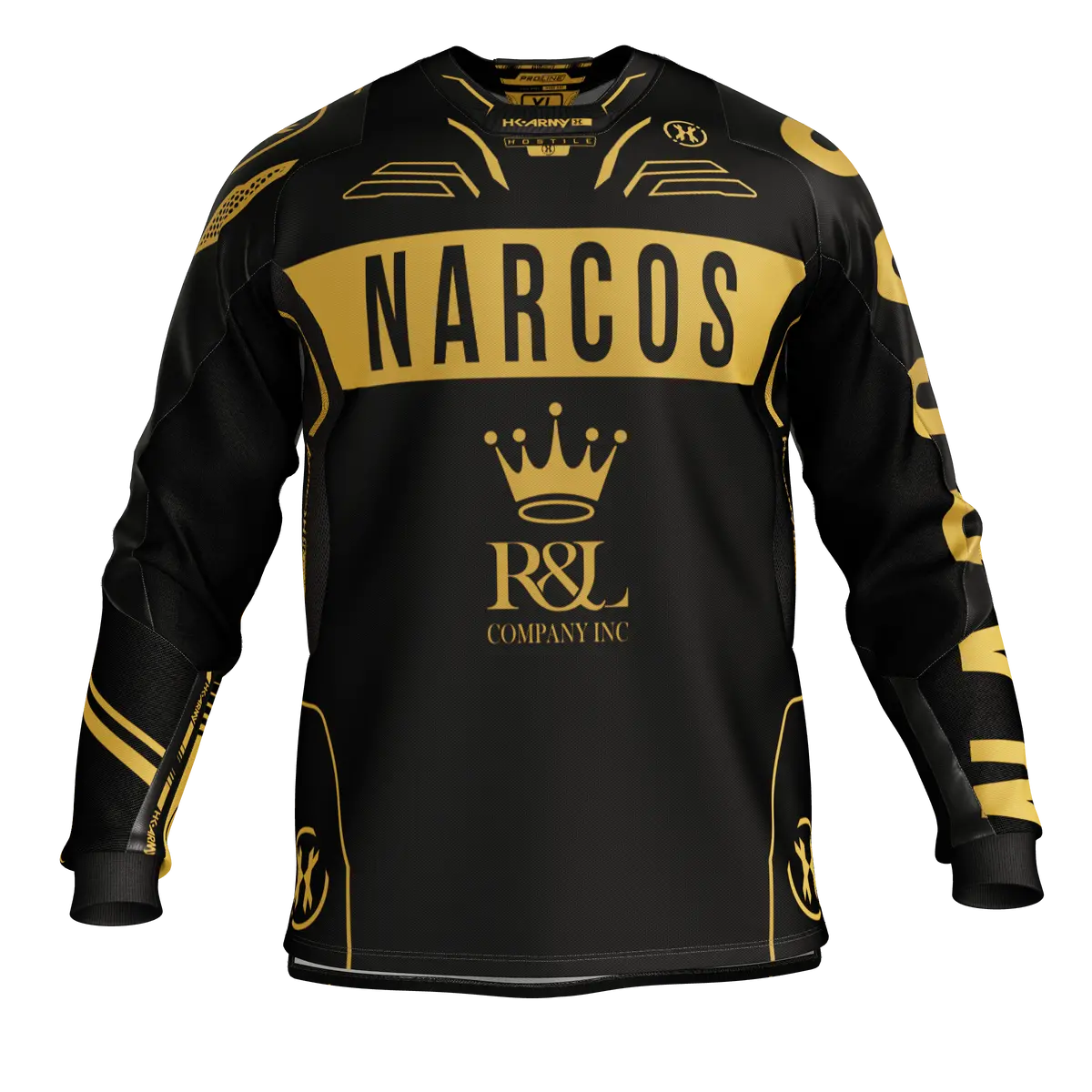 2024 Narcos Black/Gold Proline Jersey 1