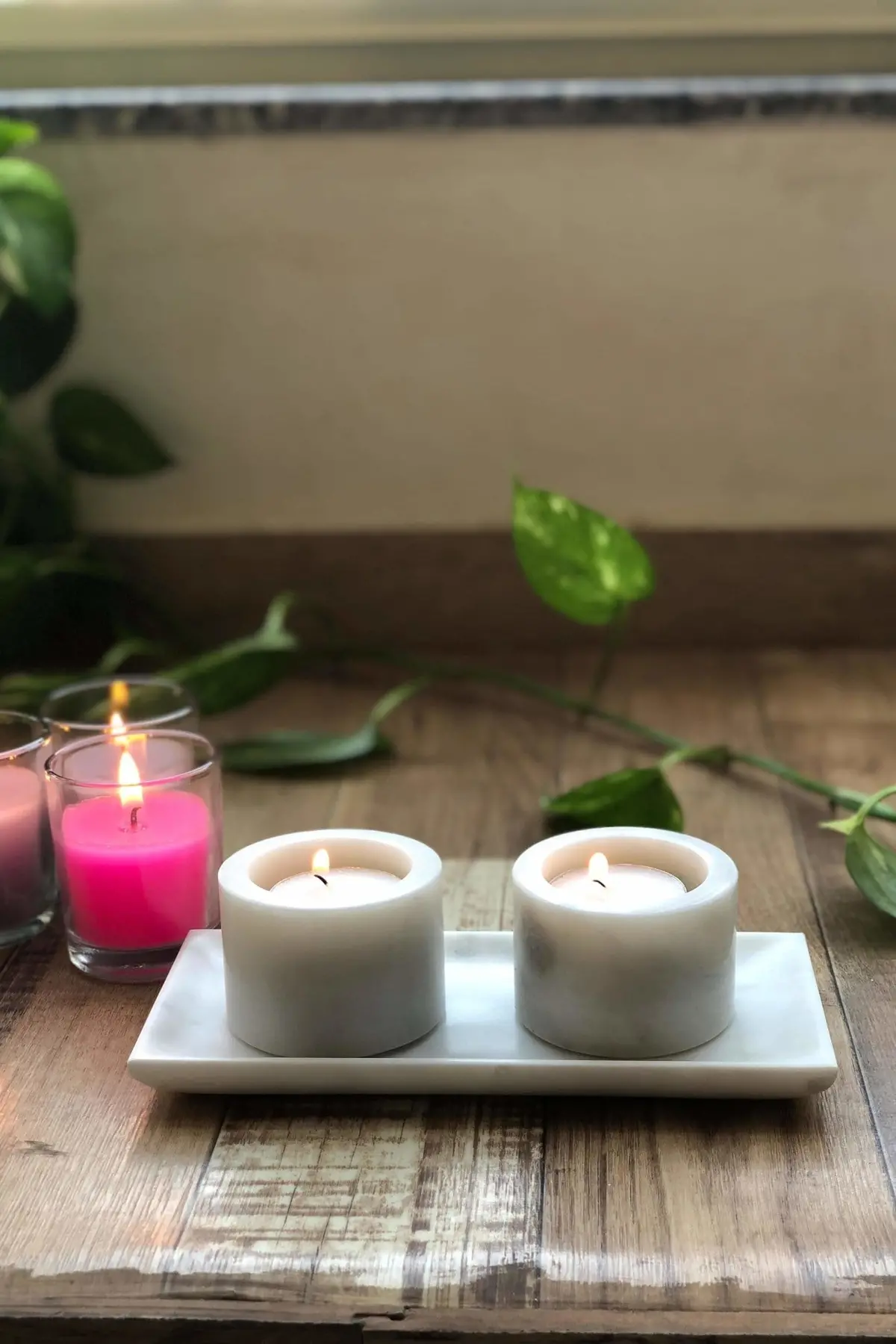 Veneer - Marble Candle Holder 1