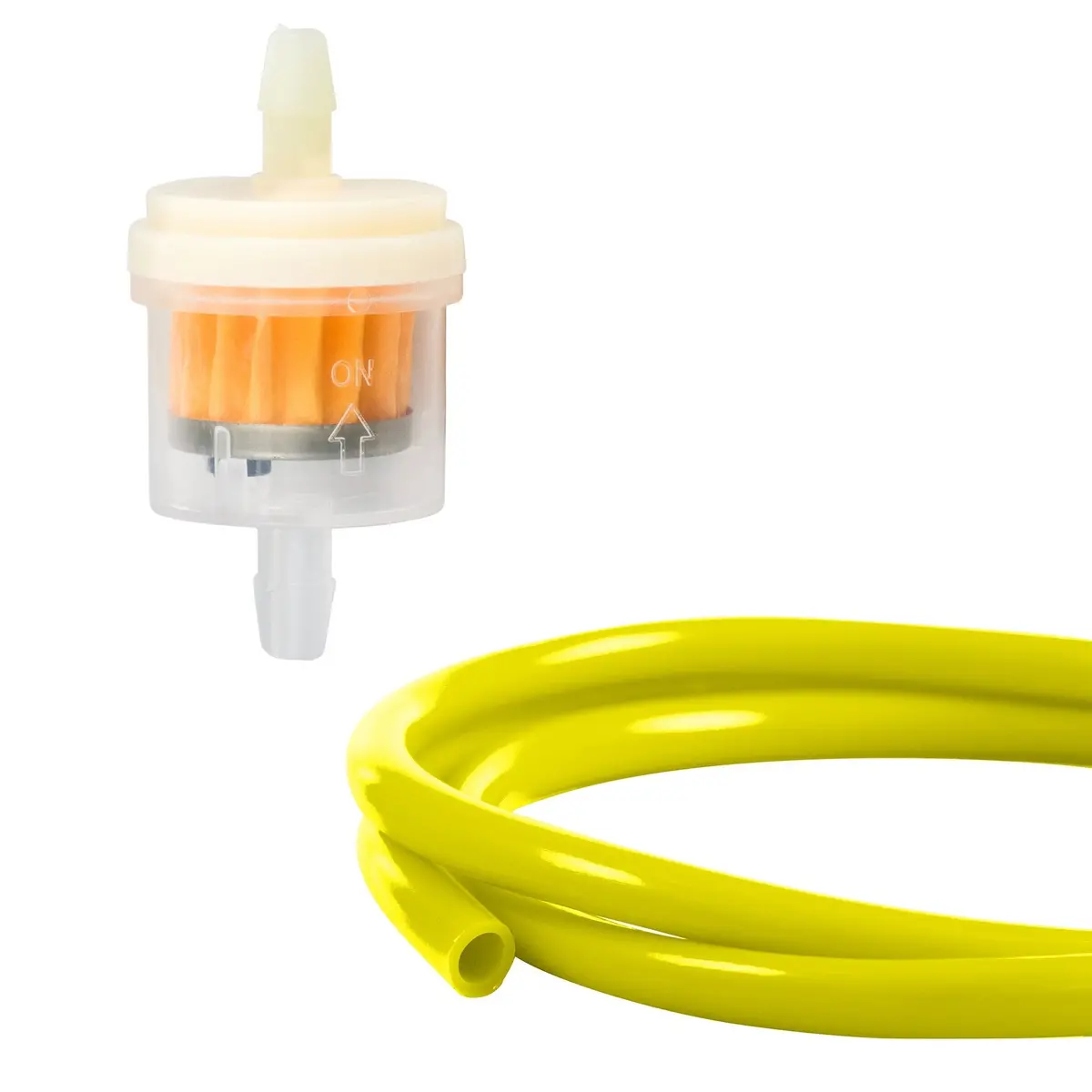 Magnetic Inline Fuel Filter W/ Fuel Line 2