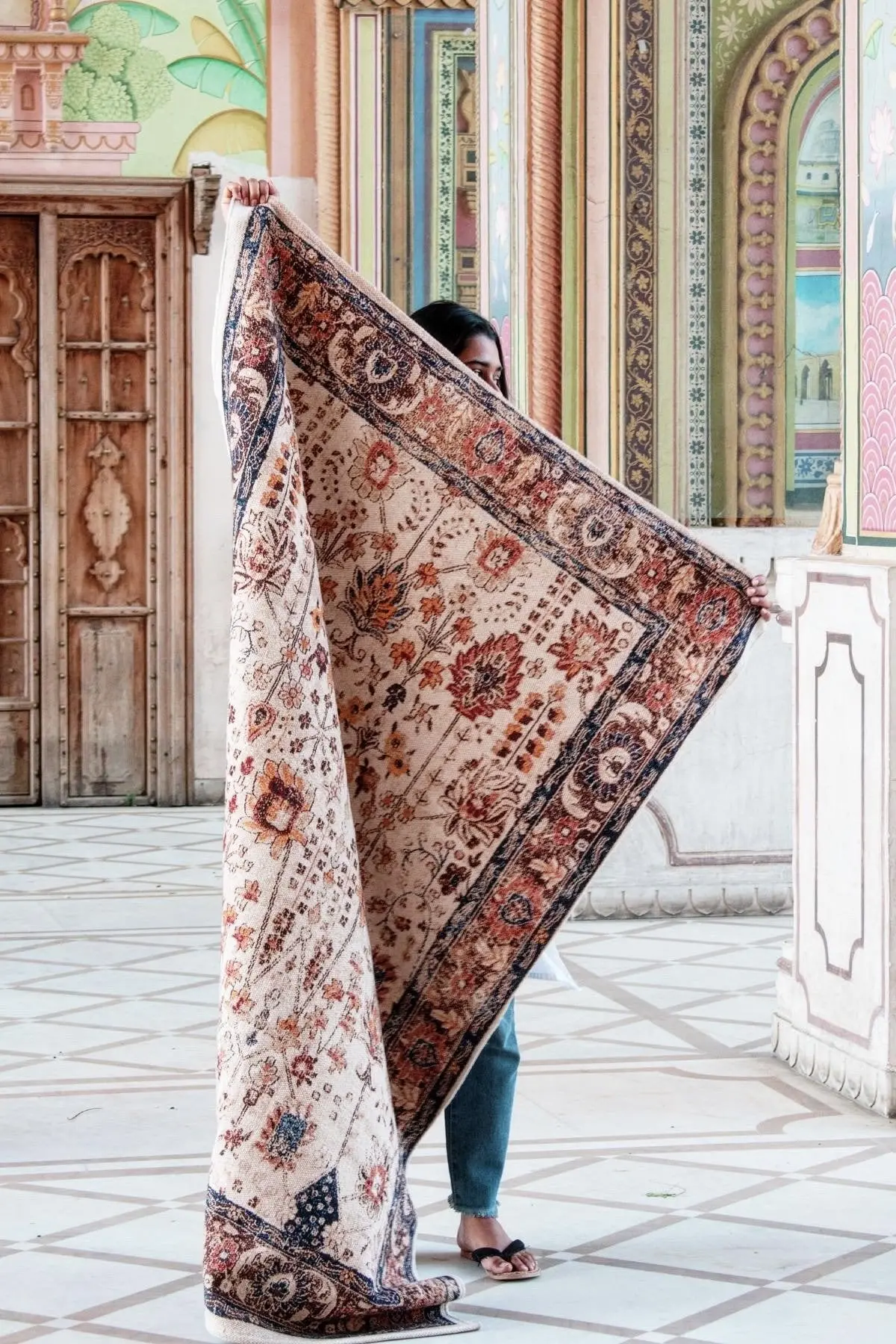 Zebronica -Printed Cotton Rug 1