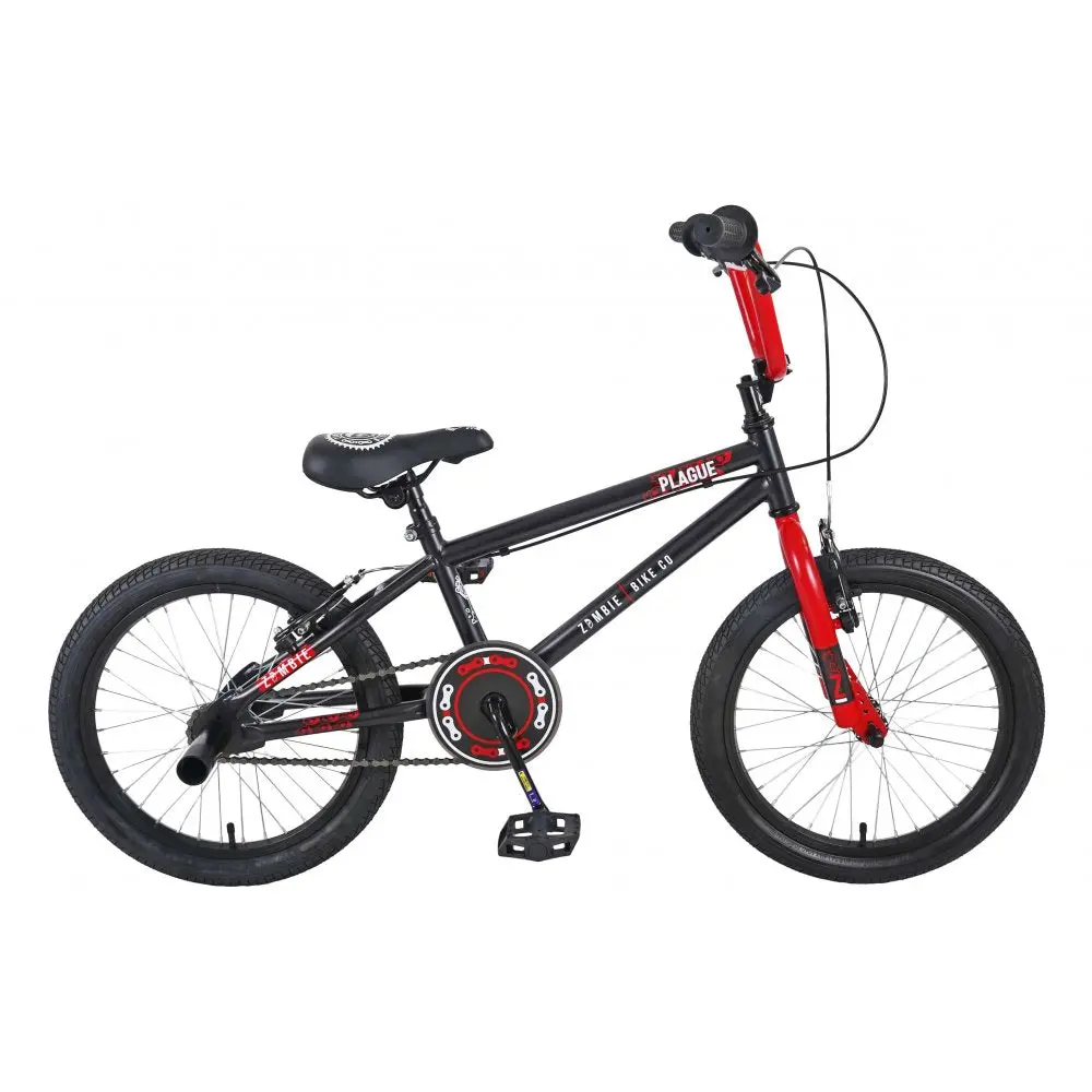 Zombie Plague Black/Red Bmx Bike 1