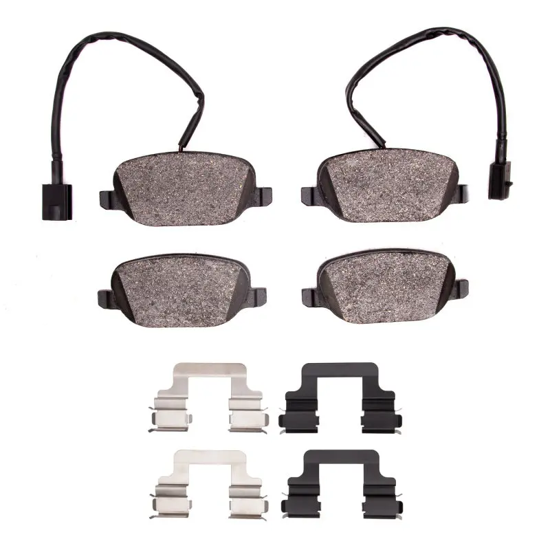 R1 Rear Brake Pad & Hardware Kit For 2015–2020 Alfa Romeo 4C 1