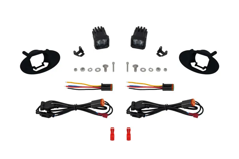 Diode Dynamics Ssc1 Type Mz Led Fog Light Kit White Sae Fog 1