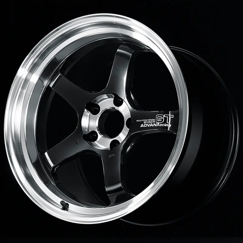 Advan Gt Beyond-R 18X10.5 / +34 Offset / 5-120 Bc / 72.5Mm Bore / Diamond Cut & Dark Platinum Black 1