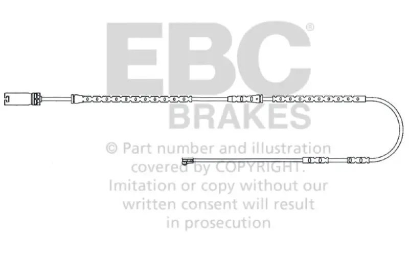 Ebc Front Brake Wear Sensors – Replacement Leads For 2010–2012 Bmw 335I Xdrive (E92), 3.0L Twin-Turbo 1