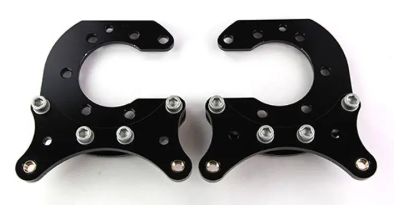 Wilwood Power Steering Rear Caliper Brackets For Mustang 8.8 Axle (Pair) 1