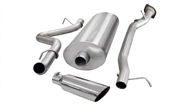 Corsa/Db Polished Sport Cat-Back Exhaust System For 2007–2010 Chevrolet Silverado 2500 Crew Cab & Long Bed (6.0L V8) 1